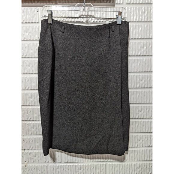 Tahari Women's Charcoal Gray Stretch Knit Skirt & Jacket Size 12/14 NWT - Picture 4 of 7